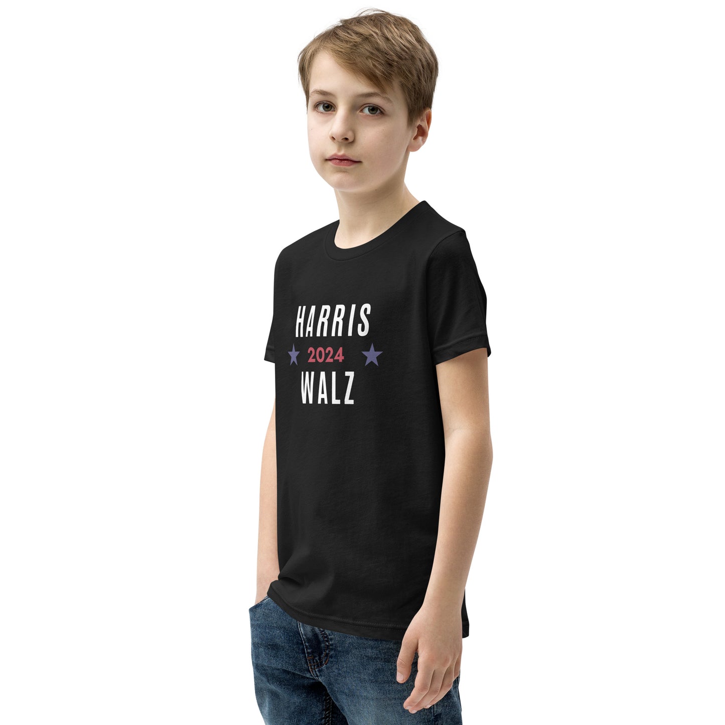 Unisex Youth Short Sleeve T-Shirt - Harris Walz 2024