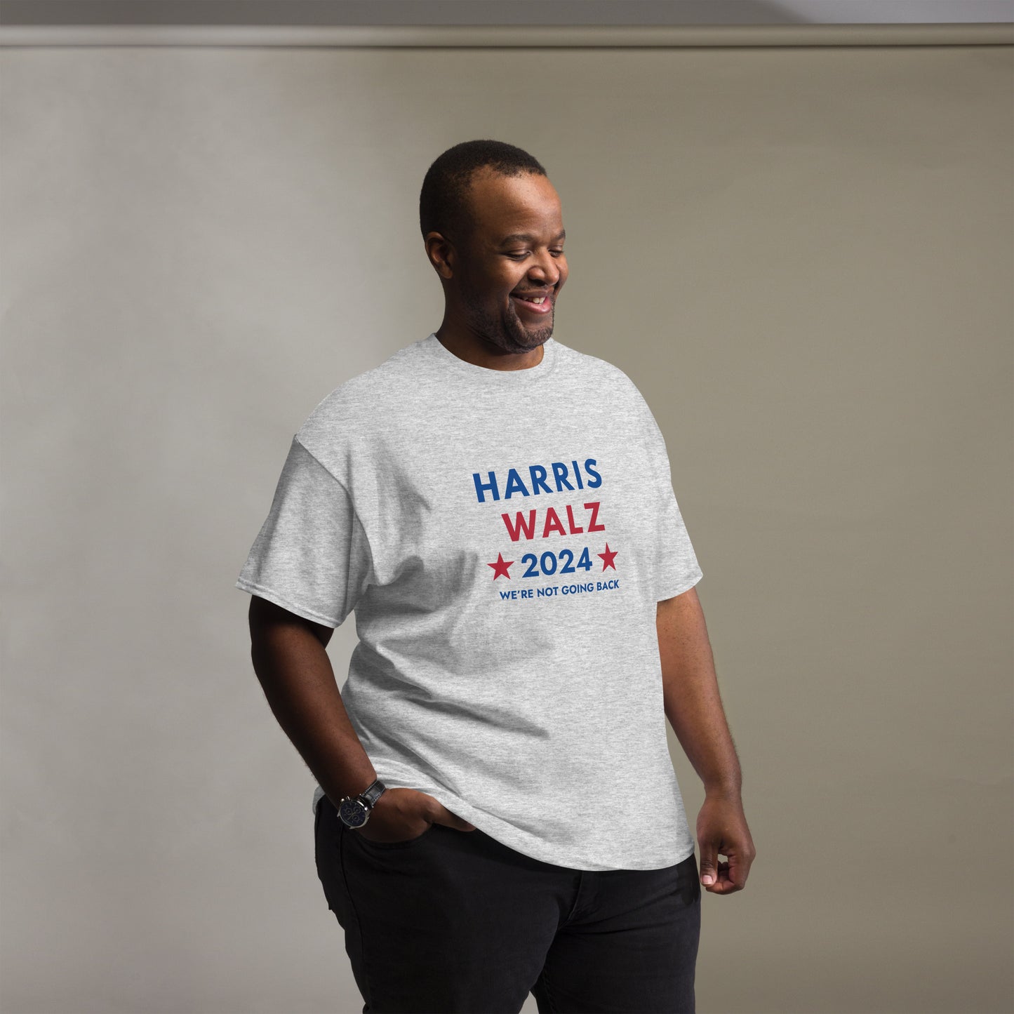 Unisex classic tee -  Harris Walz We're Not Going Back