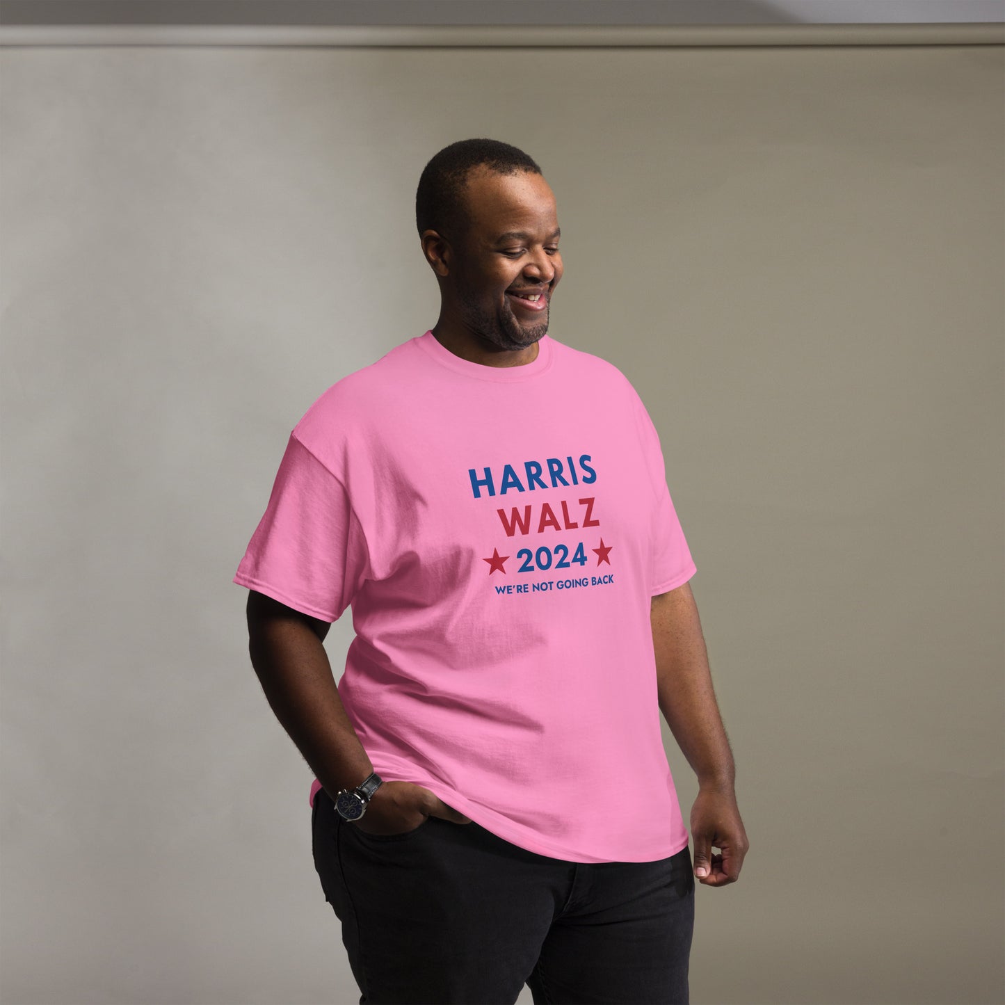 Unisex classic tee -  Harris Walz We're Not Going Back