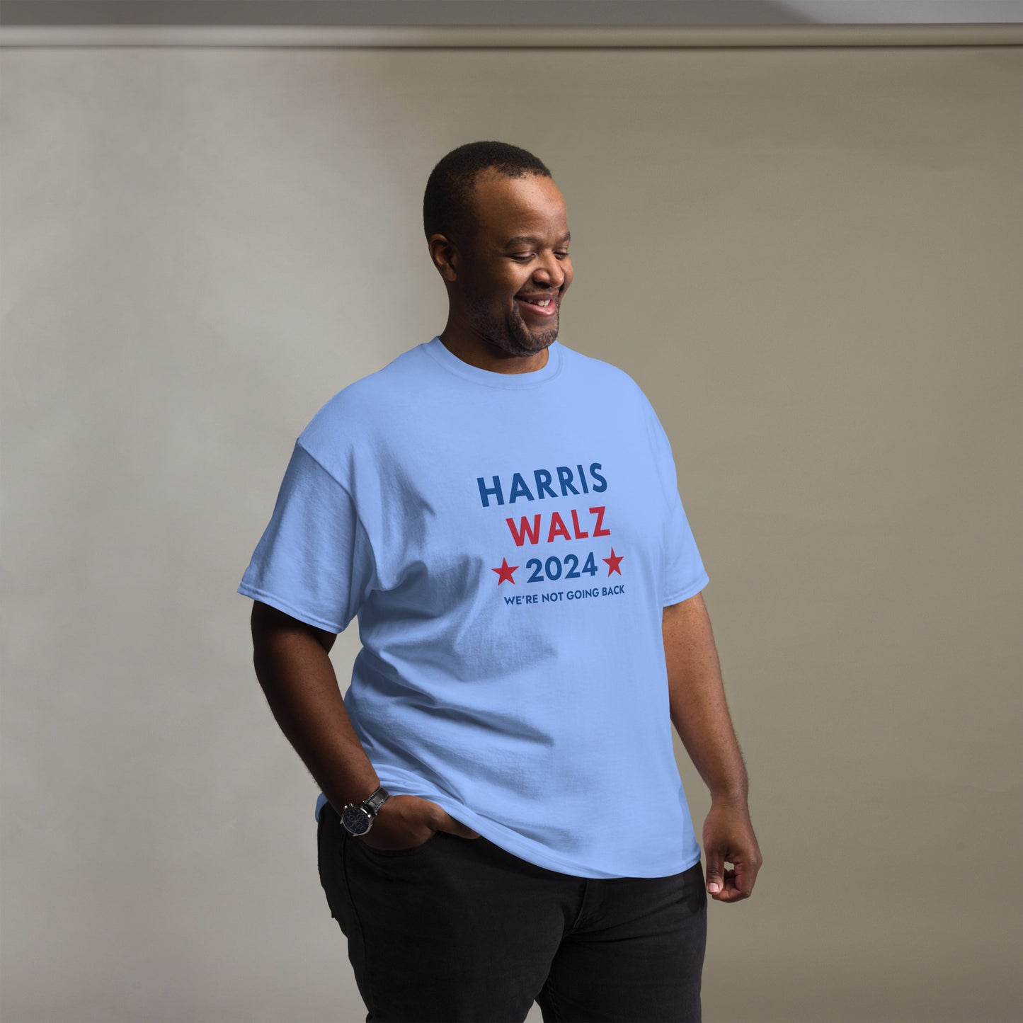 Unisex classic tee -  Harris Walz We're Not Going Back