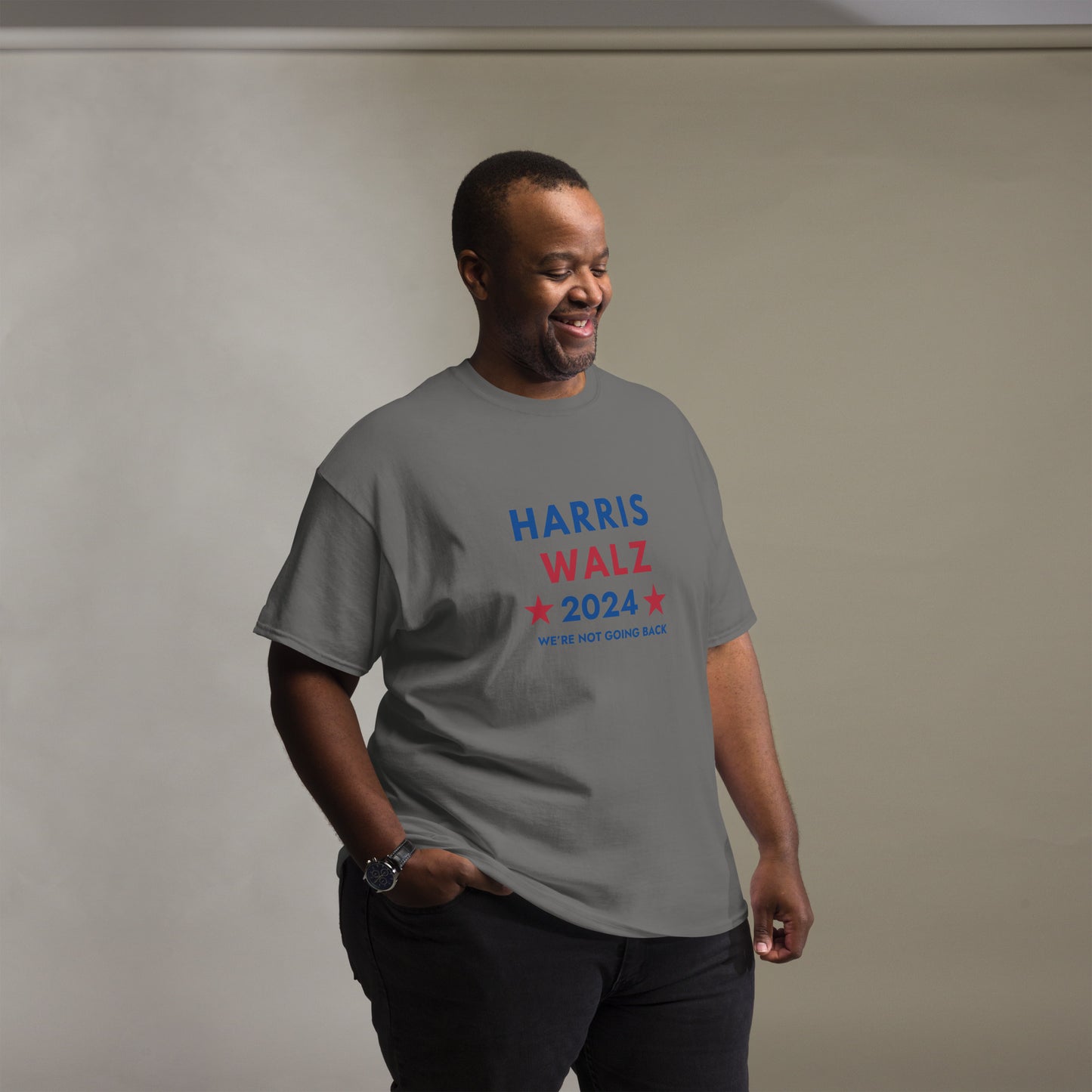 Unisex classic tee -  Harris Walz We're Not Going Back