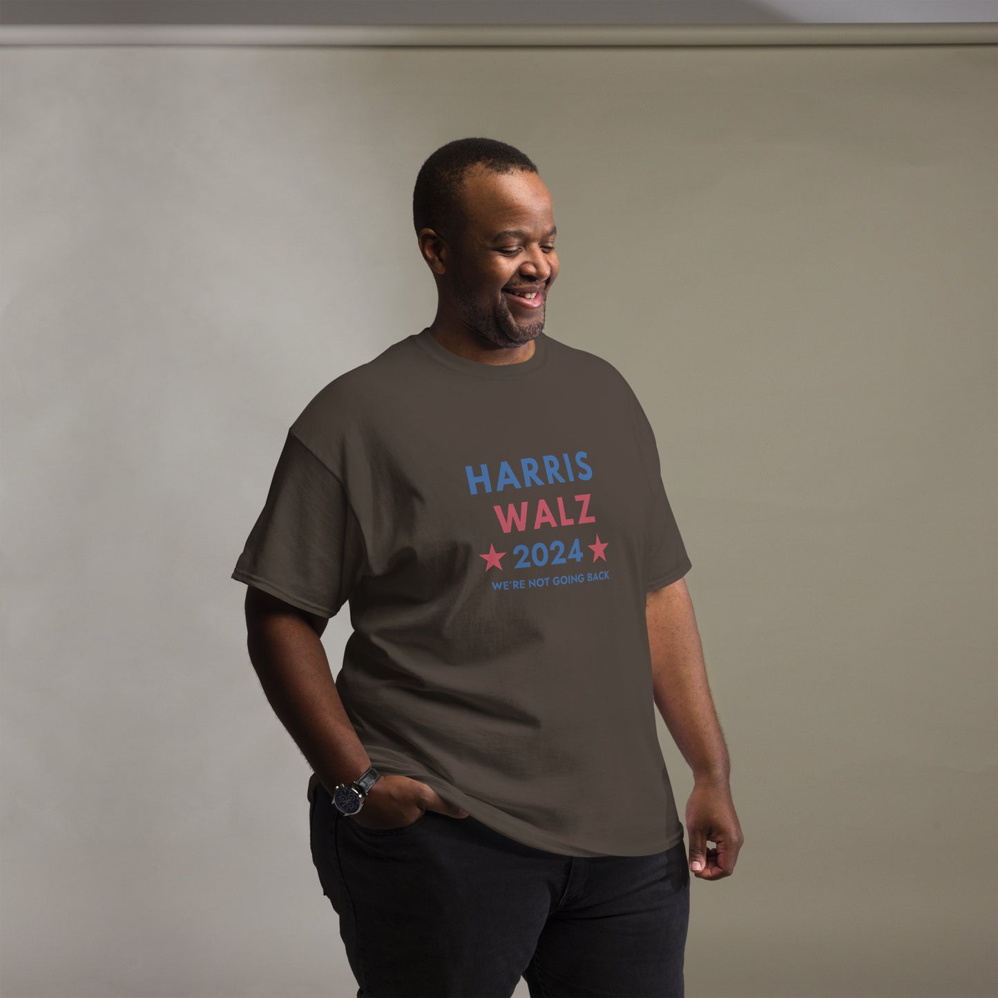 Unisex classic tee -  Harris Walz We're Not Going Back