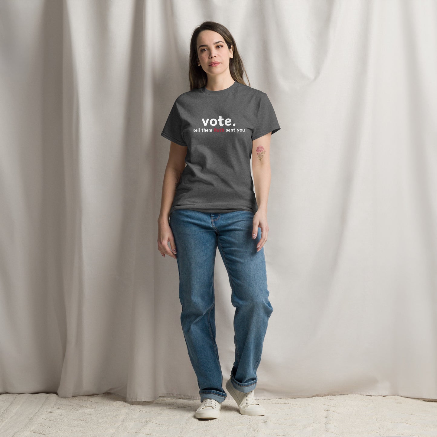 Unisex classic tee - Tell them Ruth sent you