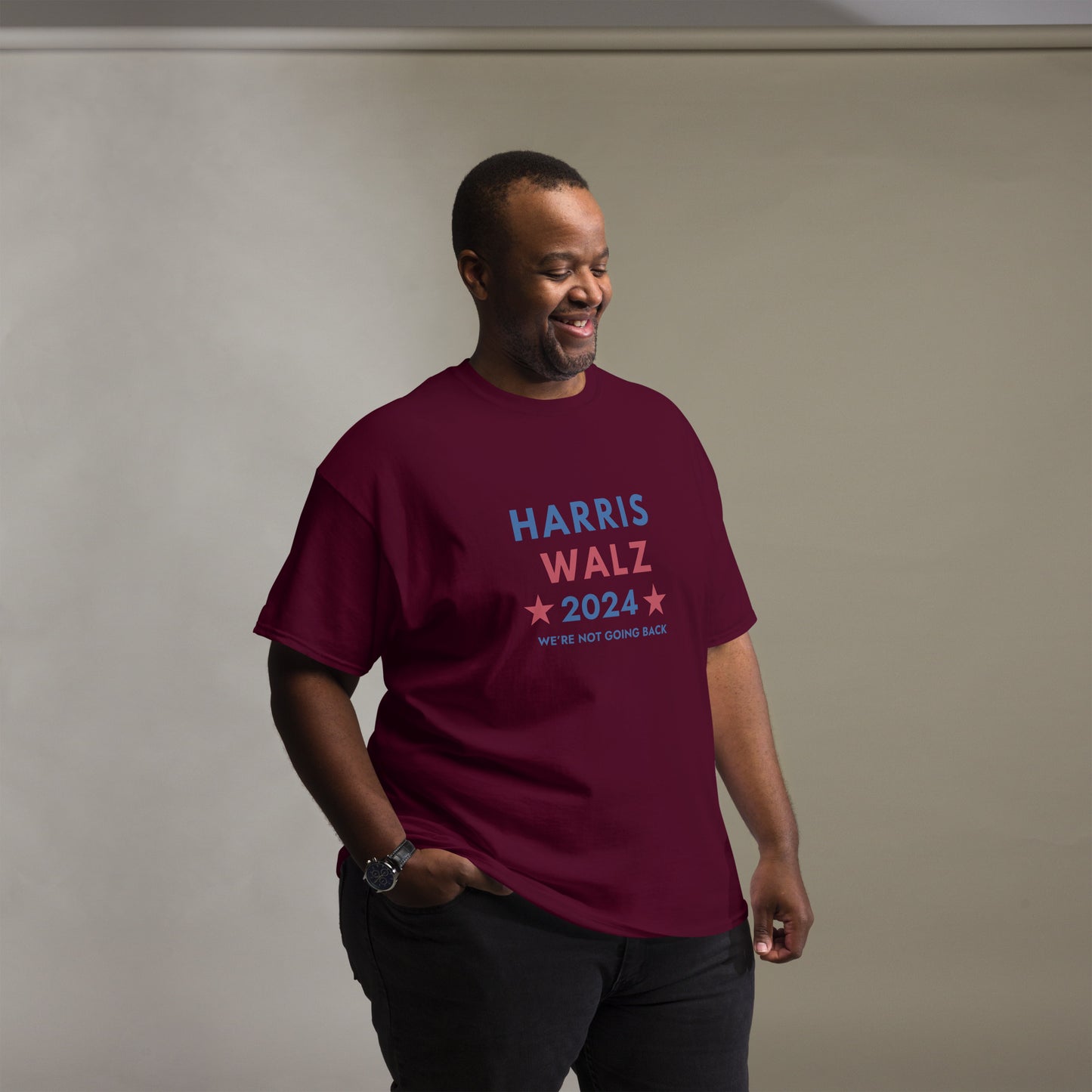 Unisex classic tee -  Harris Walz We're Not Going Back