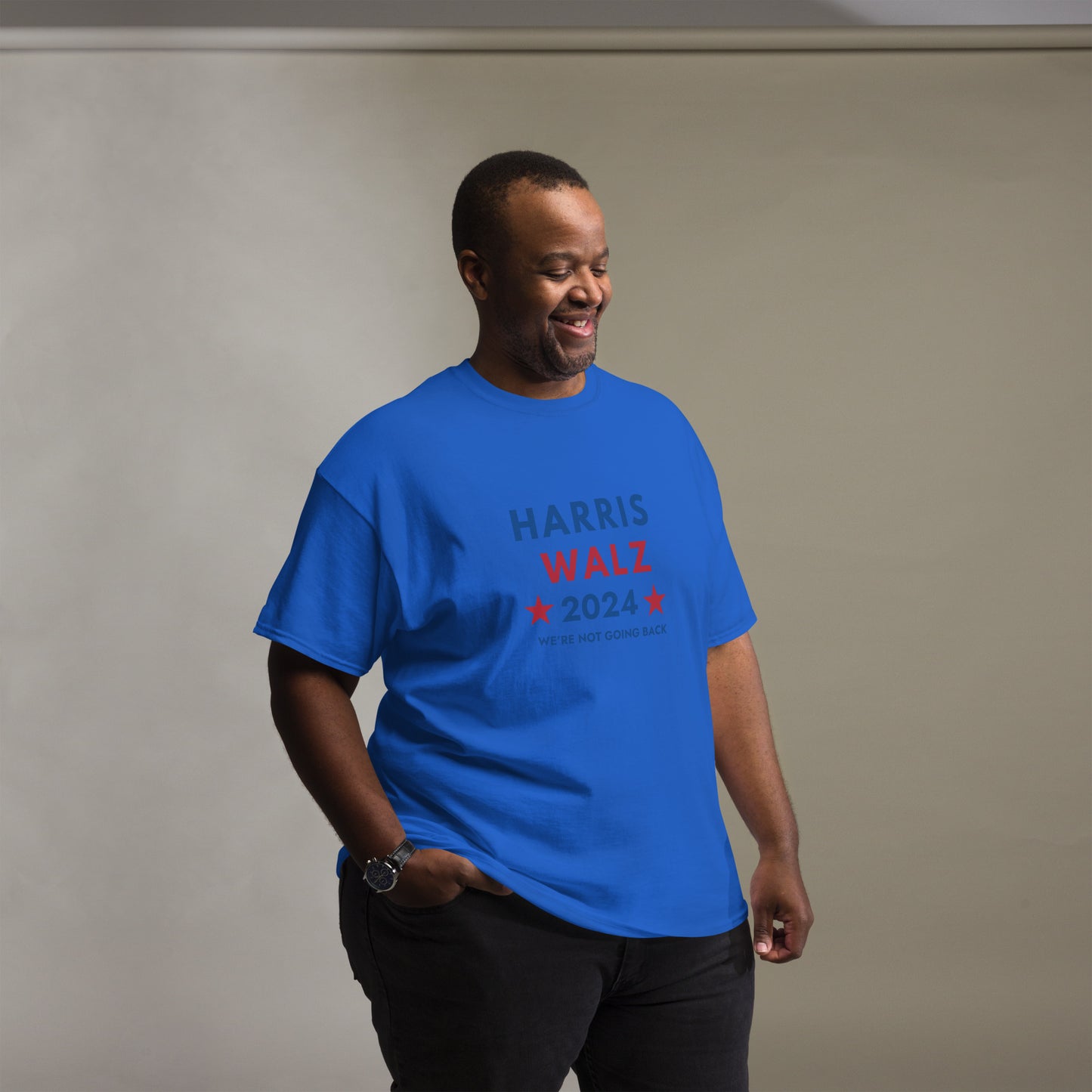 Unisex classic tee -  Harris Walz We're Not Going Back