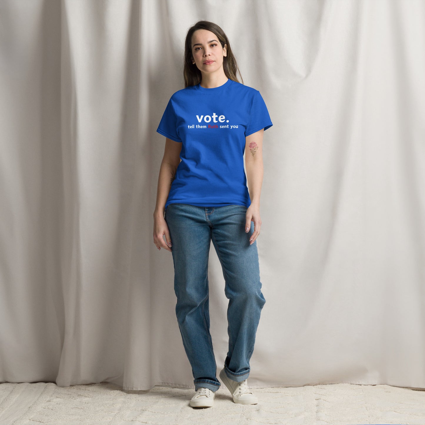 Unisex classic tee - Tell them Ruth sent you
