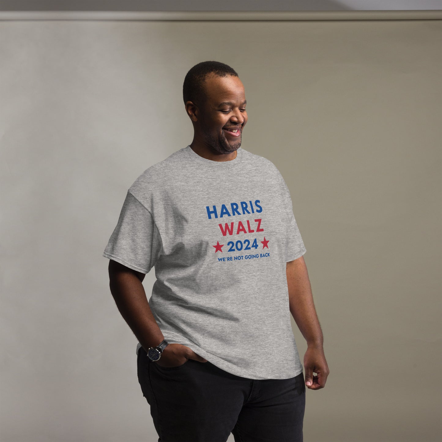 Unisex classic tee -  Harris Walz We're Not Going Back