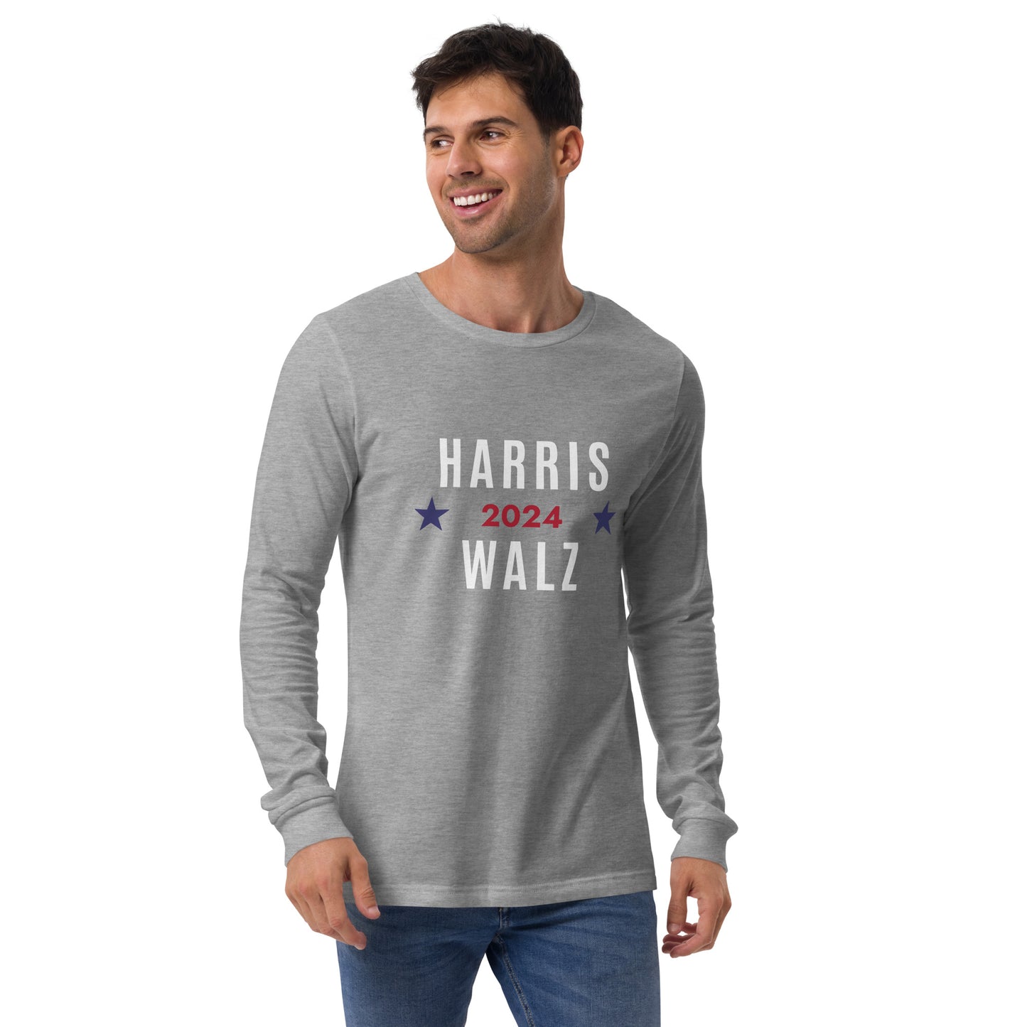 Unisex Long Sleeve Tee - Harris Walz 2024