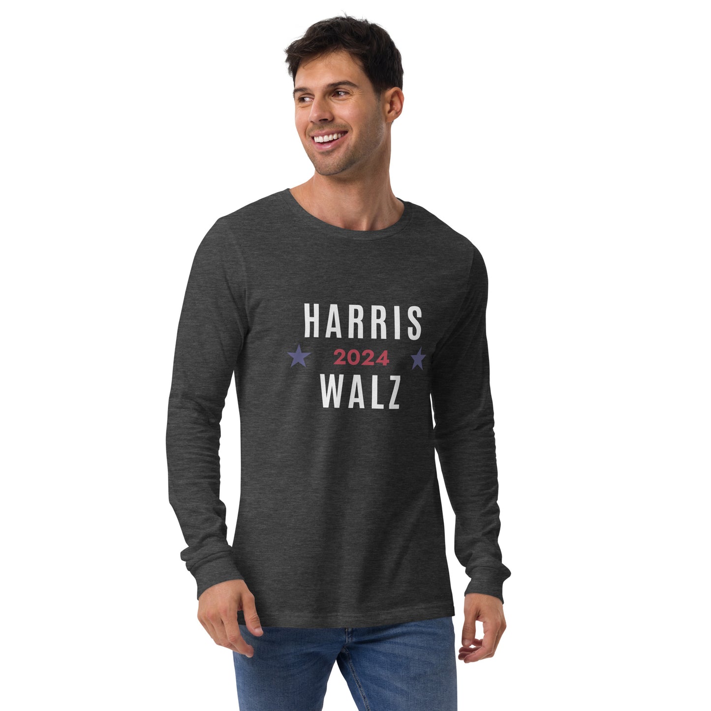 Unisex Long Sleeve Tee - Harris Walz 2024