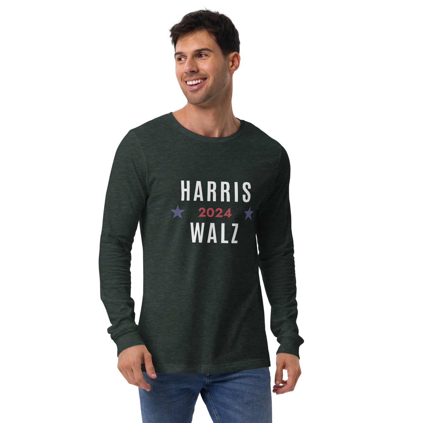 Unisex Long Sleeve Tee - Harris Walz 2024