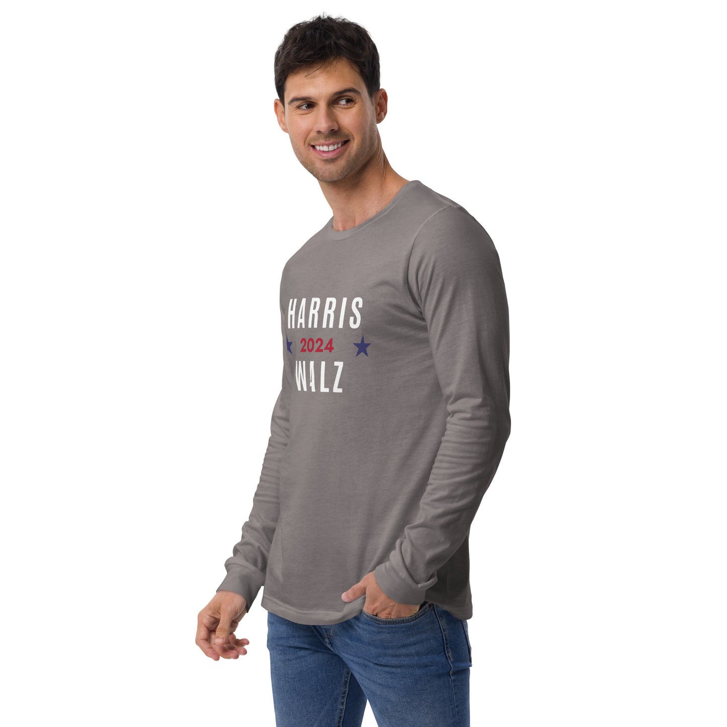 Unisex Long Sleeve Tee - Harris Walz 2024