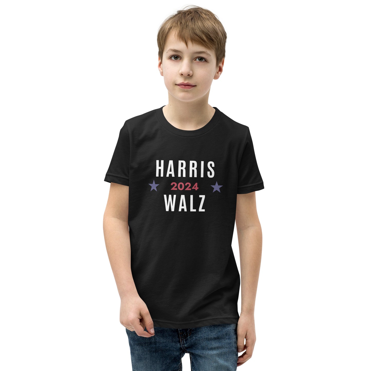 Unisex Youth  Short Sleeve T-Shirt - Harris Walz 2024