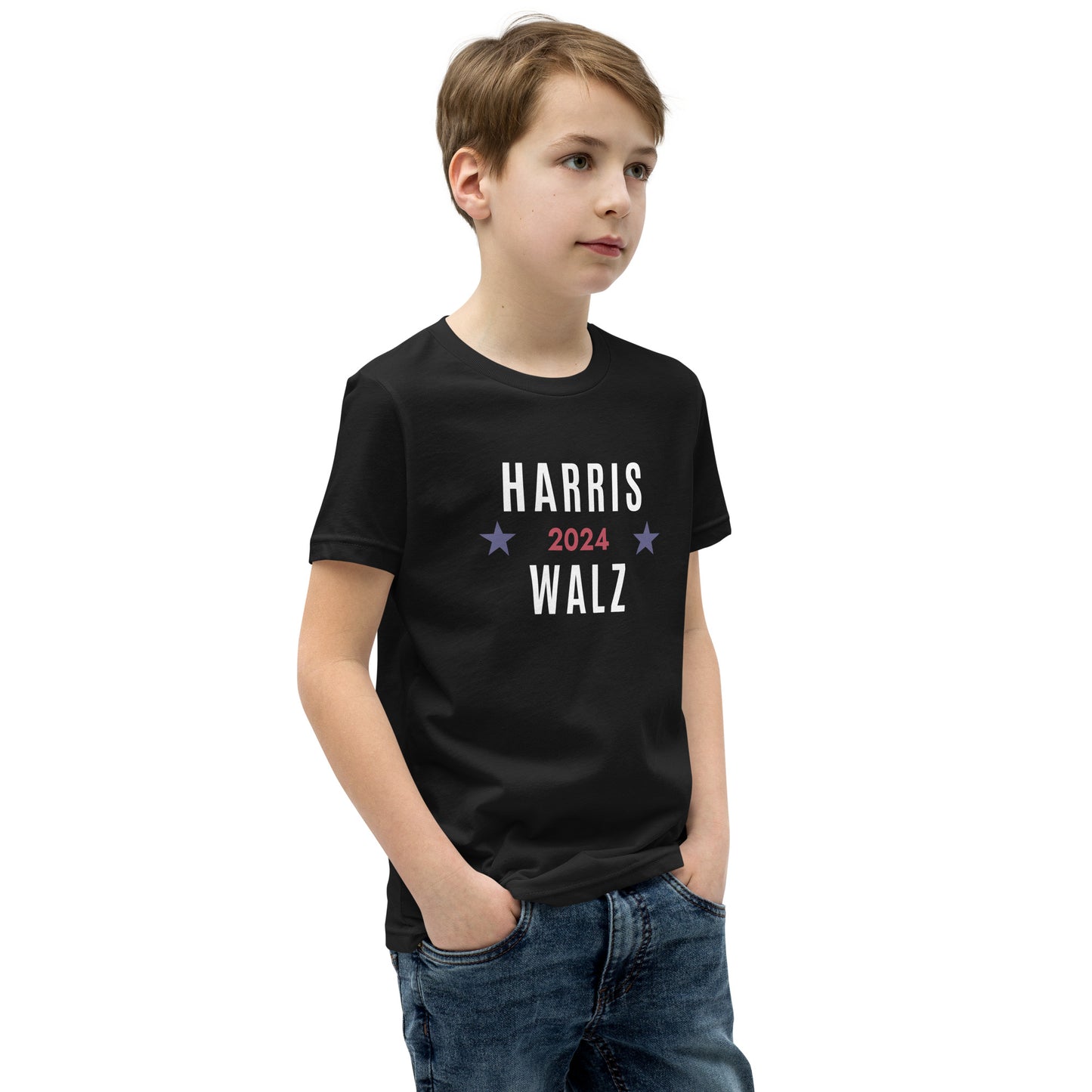Unisex Youth  Short Sleeve T-Shirt - Harris Walz 2024
